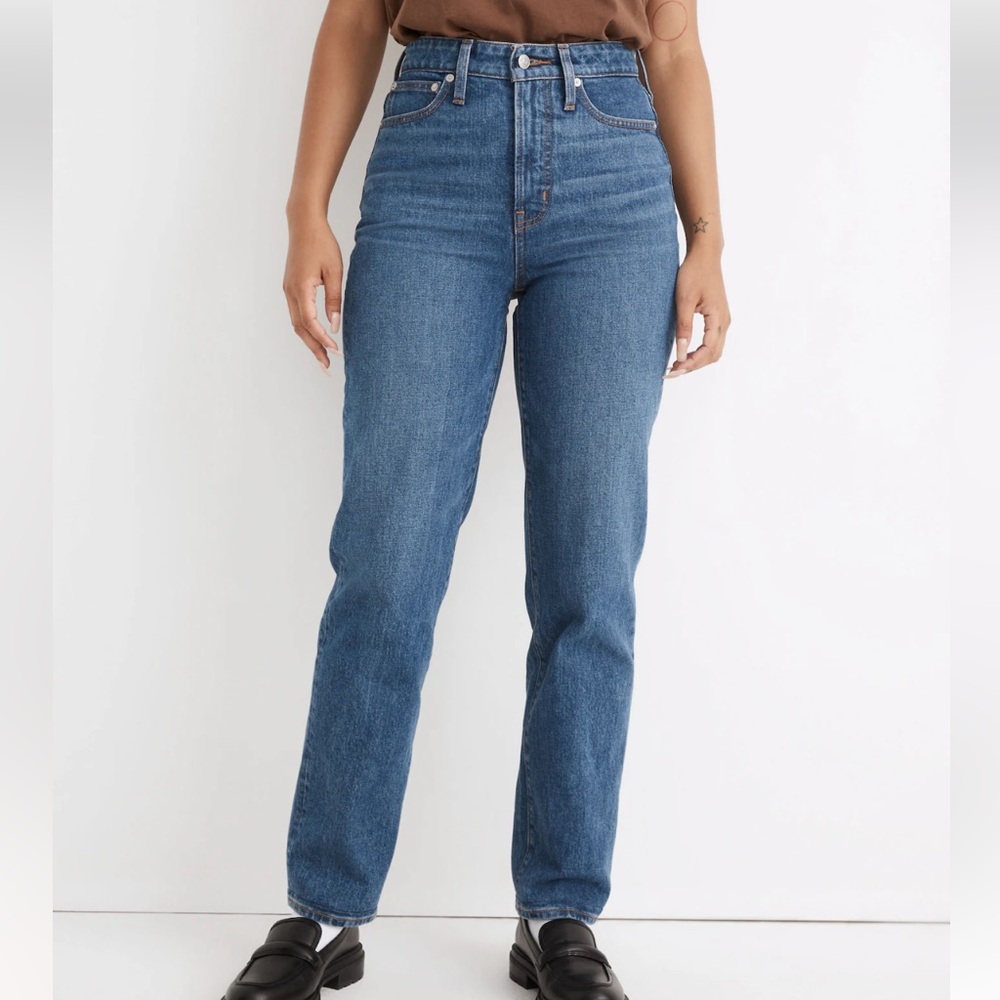 Madewell Curvy Perfect Vintage Straight Jean